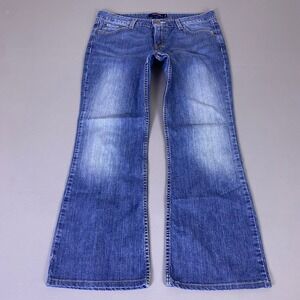 Levis 518 Superlow Bootcut Jeans Womens 13 S/C Medium Wash Blue Stretch Denim